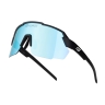 sunglasses FORCE PULSE black, blue mirr. lens