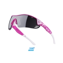 sunglasses FORCE RACE PRO pink-white, laser black