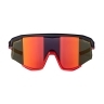 sunglasses FORCE SONIC,black-red, red mirr. lens