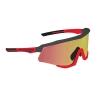 sunglasses FORCE SONIC,black-red, red mirr. lens