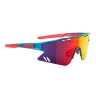 sunglasses FORCE SPECTER blue-red, red mirr. lens