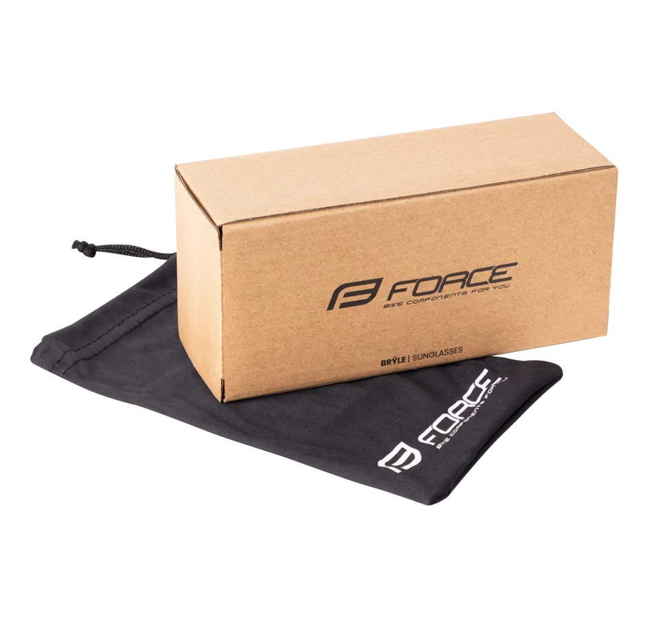 sunglasses FORCE SPIRE black, black mirr. lens