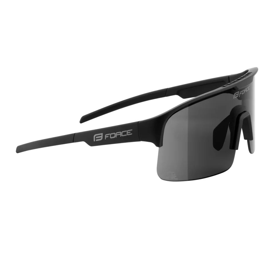 sunglasses FORCE SPIRE black, black mirr. lens