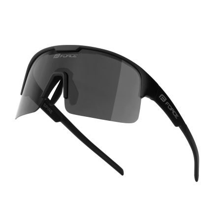 sunglasses FORCE SPIRE black, black mirr. lens