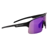 sunglasses FORCE SPIRE black, purple mirr. lens