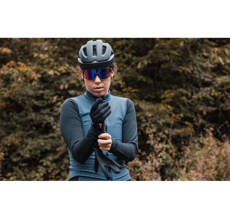 sunglasses FORCE SPIRE black, purple mirr. lens