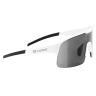sunglasses FORCE SPIRE white, black mirr. lens