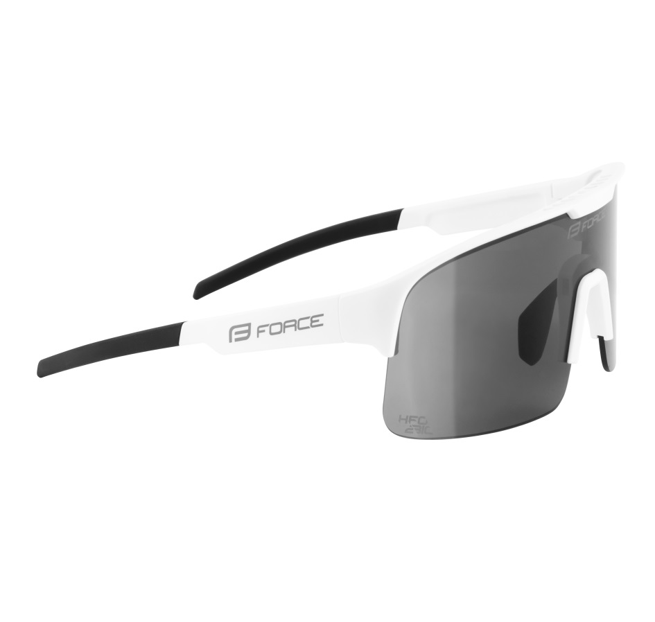 sunglasses FORCE SPIRE white, black mirr. lens