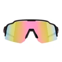 sunglasses FORCE STRIVE black, pink mirror lens