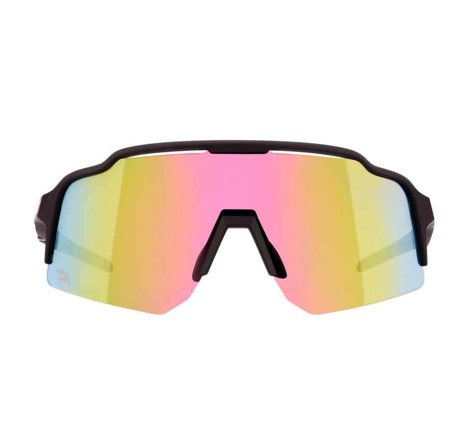 sunglasses FORCE STRIVE black, pink mirror lens