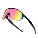 sunglasses FORCE STRIVE black, pink mirror lens