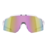 sunglasses FORCE STRIVE trans,purp-yell mirr. lens