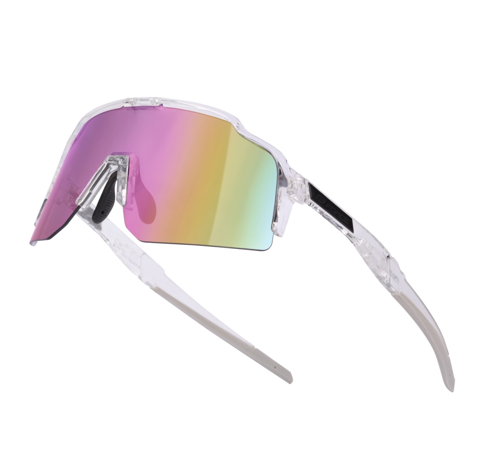 sunglasses FORCE STRIVE trans,purp-yell mirr. lens