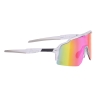 sunglasses FORCE STRIVE transp., pink mirror lens