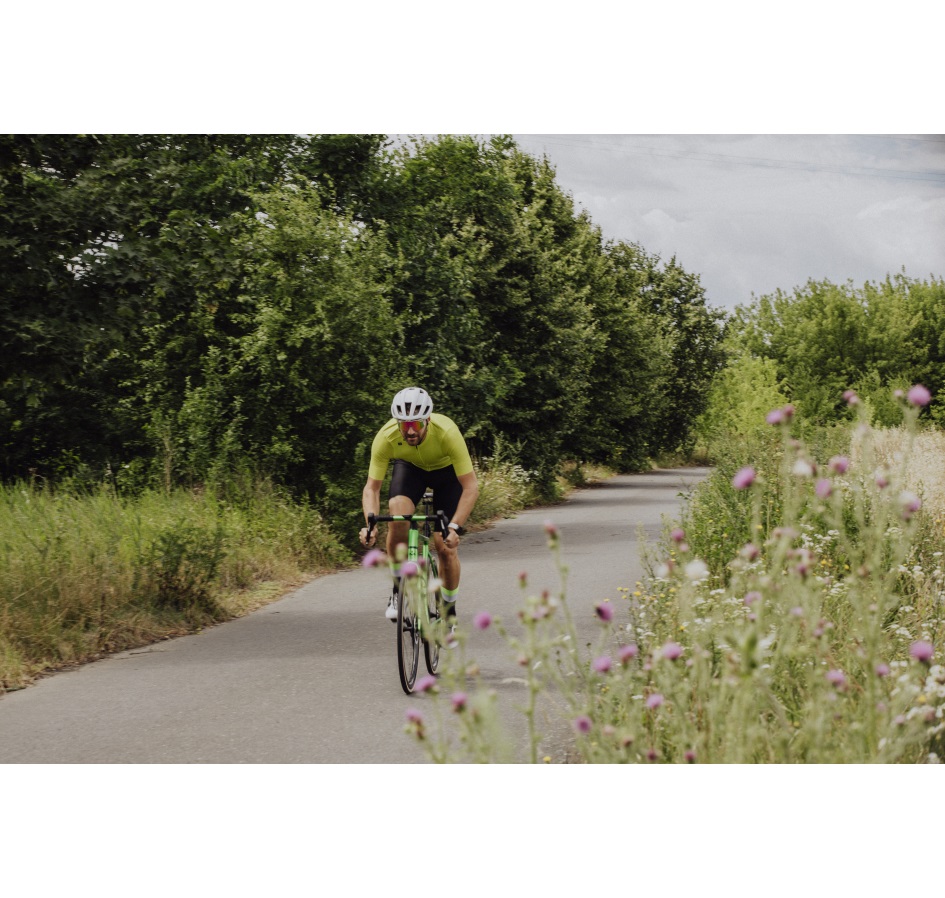 sunglasses FORCE STRIVE transp., pink mirror lens