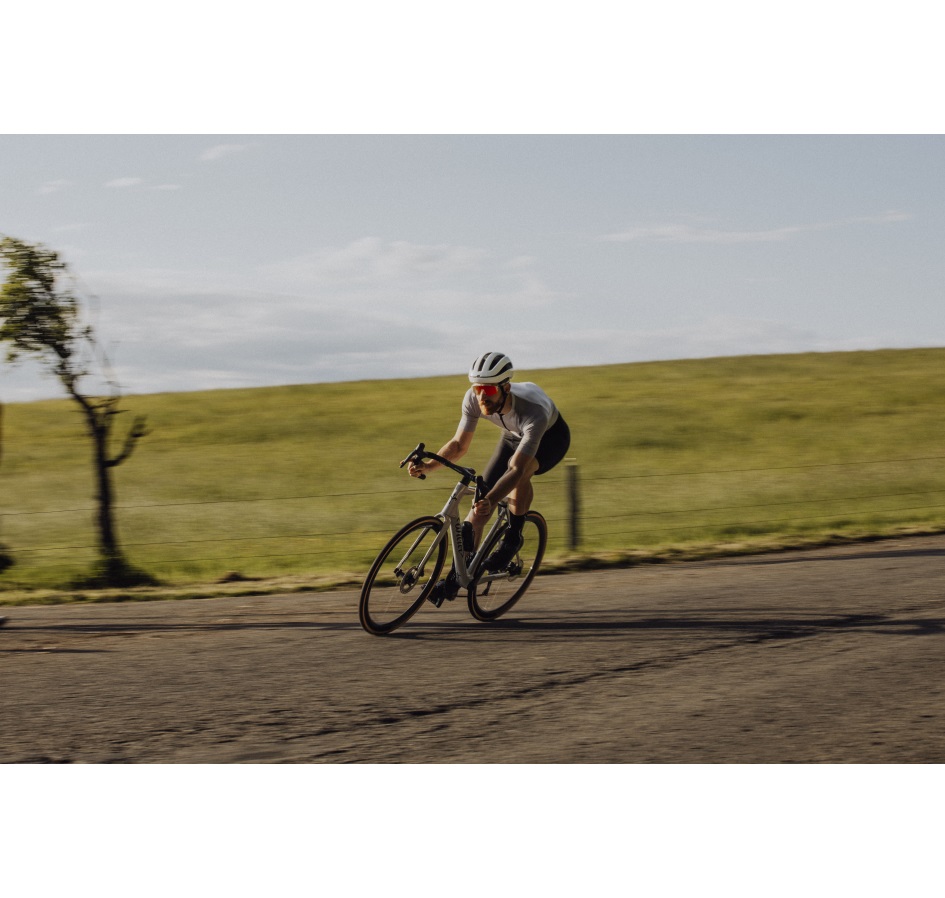sunglasses FORCE STRIVE transp.,red mirror lens