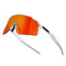 sunglasses FORCE STRIVE transp.,red mirror lens