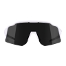 sunglasses FORCE STRIVE white, black mirror lens