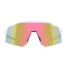 sunglasses FORCE STRIVE white, pink mirror lens