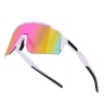 sunglasses FORCE STRIVE white, pink mirror lens