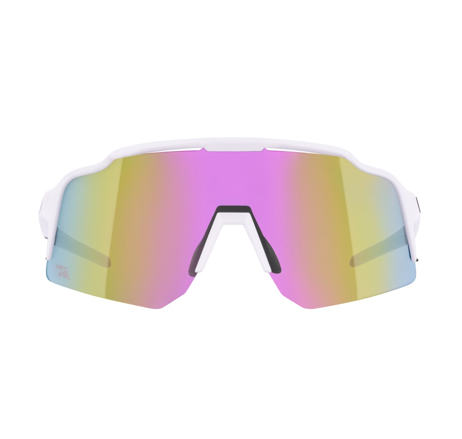 sunglasses FORCE STRIVE white,purp-yell mirr. lens