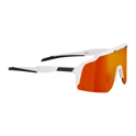 sunglasses FORCE STRIVE white,red mirror lens