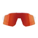 sunglasses FORCE STRIVE white,red mirror lens