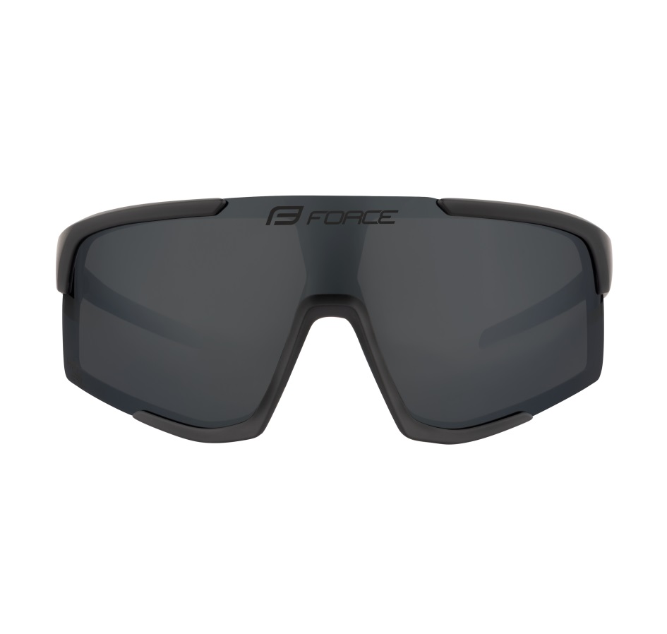 sunglasses FORCE ZENITH black, black mirr. lens