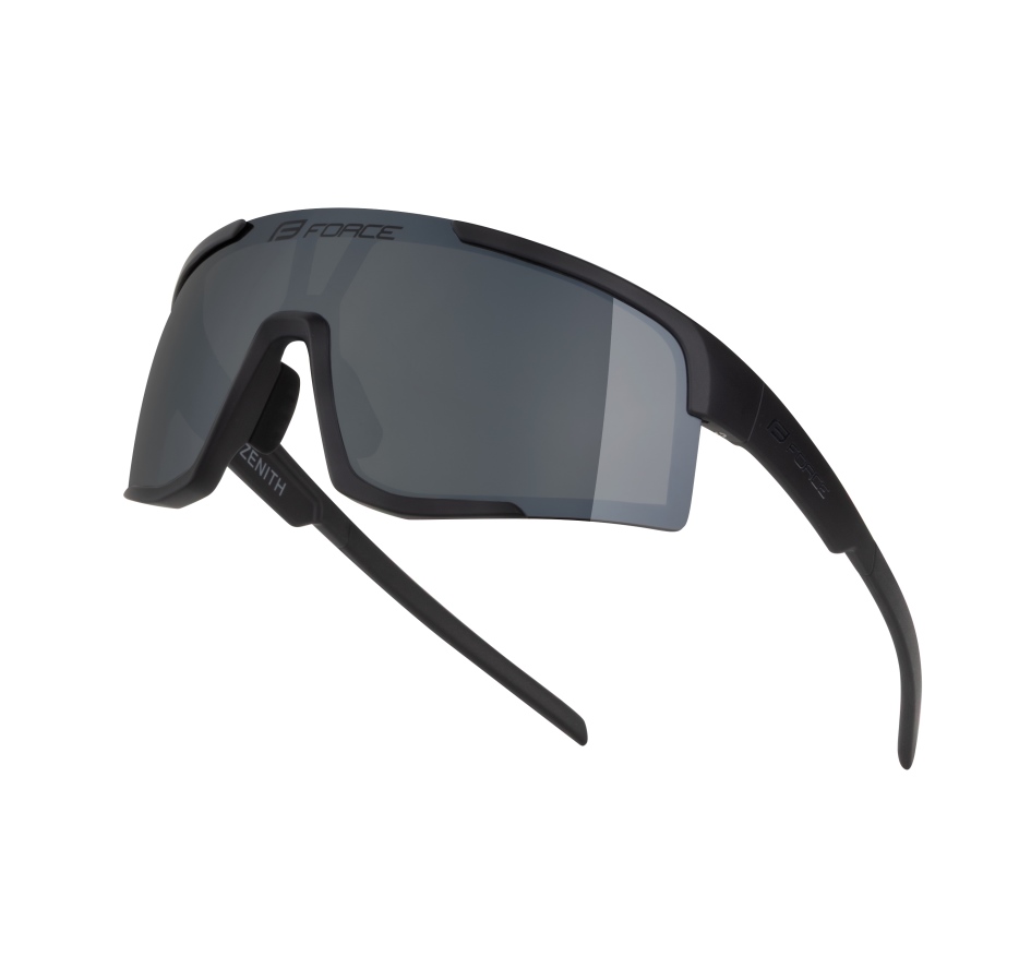 sunglasses FORCE ZENITH black, black mirr. lens
