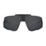 sunglasses FORCE ZENITH white, black mirr. lens