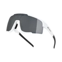 sunglasses FORCE ZENITH white, black mirr. lens