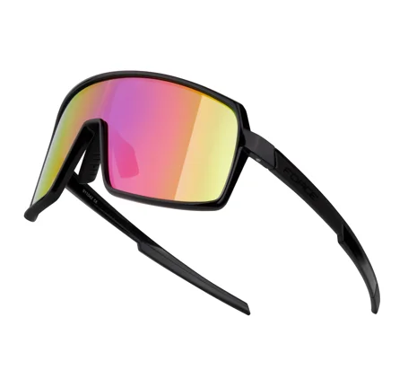 sunglasses FORCE ZOOM black, red lens