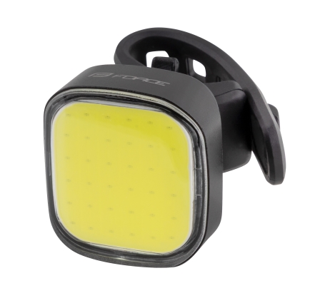 světlo/blikačka přední FORCE COB 2.0 75LM USB,čern