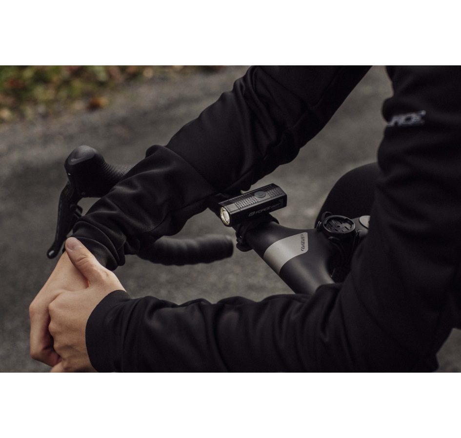 světlo přední FORCE DOT 300LM USB, černé