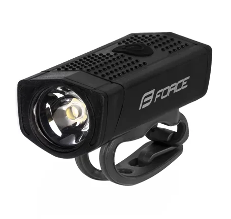 světlo přední FORCE DOT 300LM USB, černé