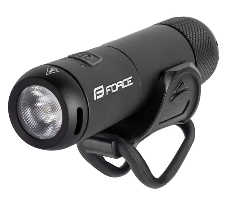 světlo přední FORCE PEN 2.0 700LM USB, černé
