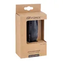 světlo přední FORCE SHARK 700LM USB, černé