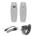 světlo přední FORCE SHARK 700LM USB, černé