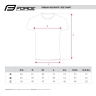 T-shirt FORCE BIKE short sl., red 