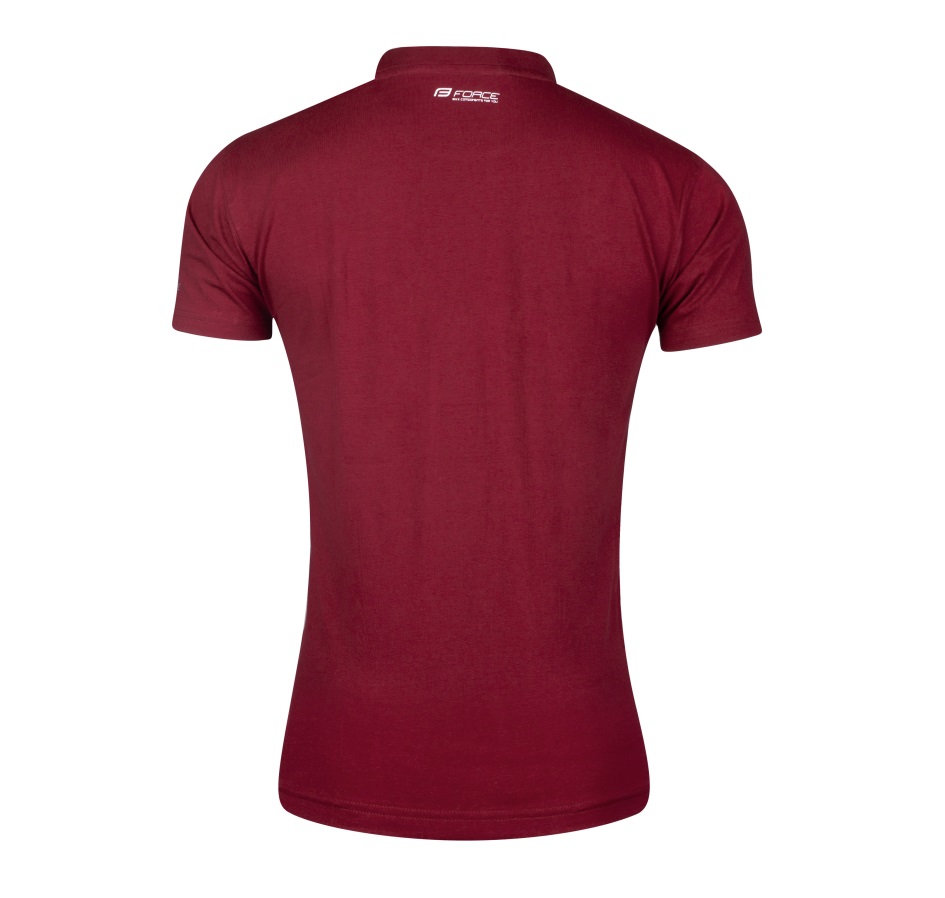 T-shirt FORCE FLOW short sl., red L