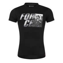 T-shirt FORCE SPIRIT short sl., black L