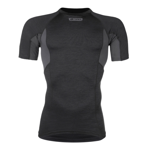 T-shirt/underwear F BREEZE short sleeves, grey