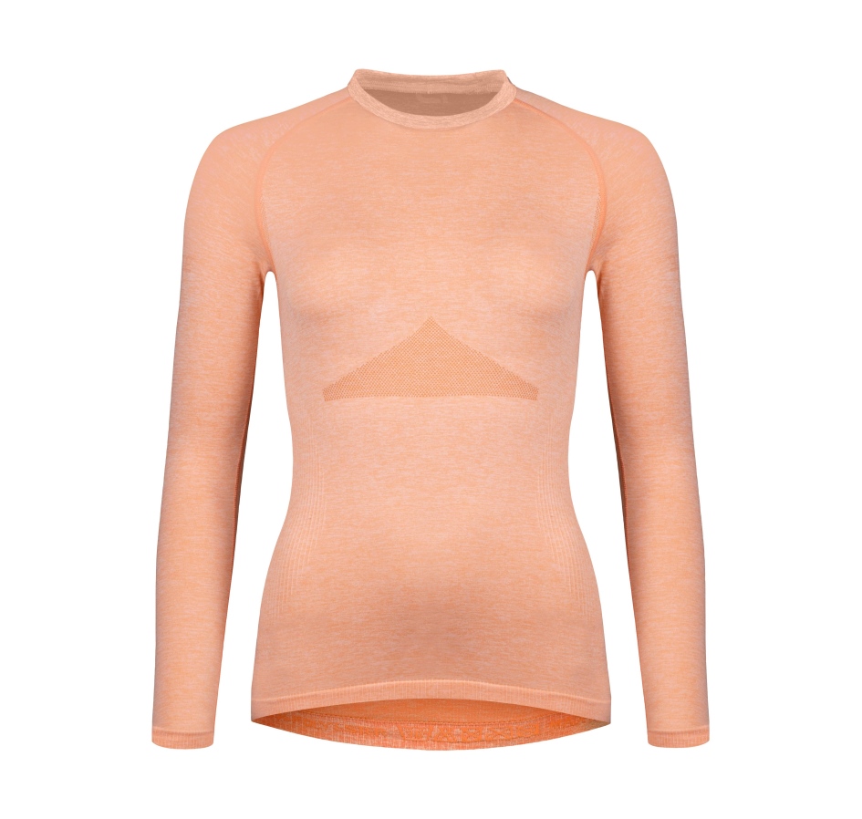 t-shirt/underwear F SOFT LADY long sl, apri XL-XXL