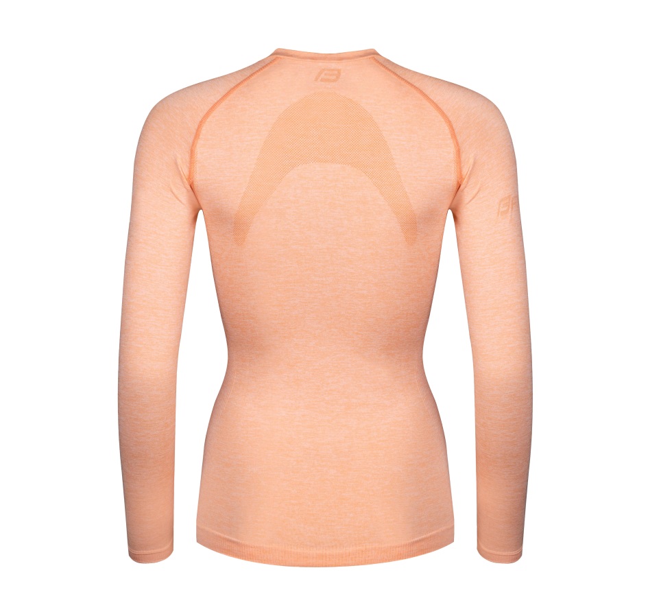 t-shirt/underwear F SOFT LADY long sl, apricot