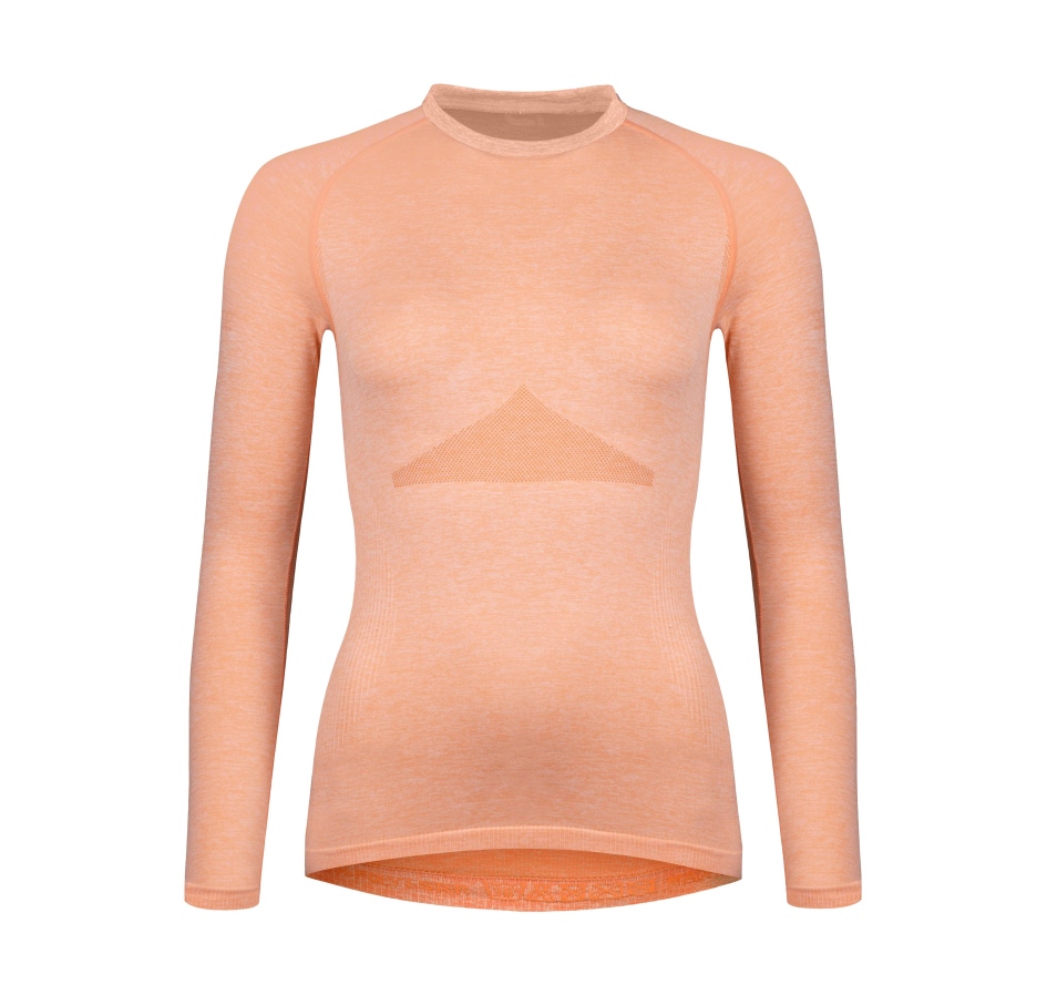 t-shirt/underwear F SOFT LADY long sl, apricot