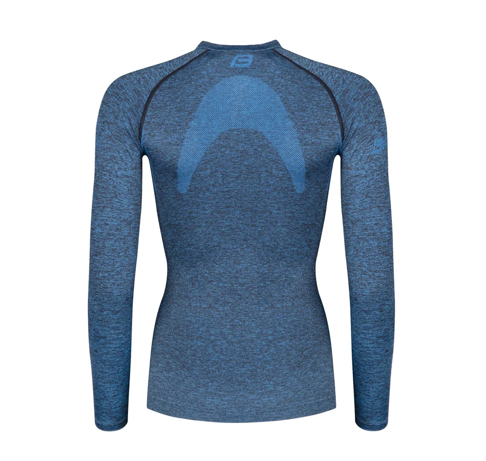 t-shirt/underwear F SOFT LADY long sl, blue