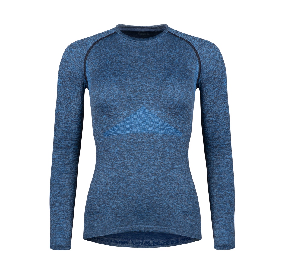 t-shirt/underwear F SOFT LADY long sl, blue XS-S