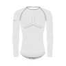 t-shirt/underwear F SOFT long sl., light grey