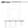 t-shirt/underwear F SOFT long sl., light grey
