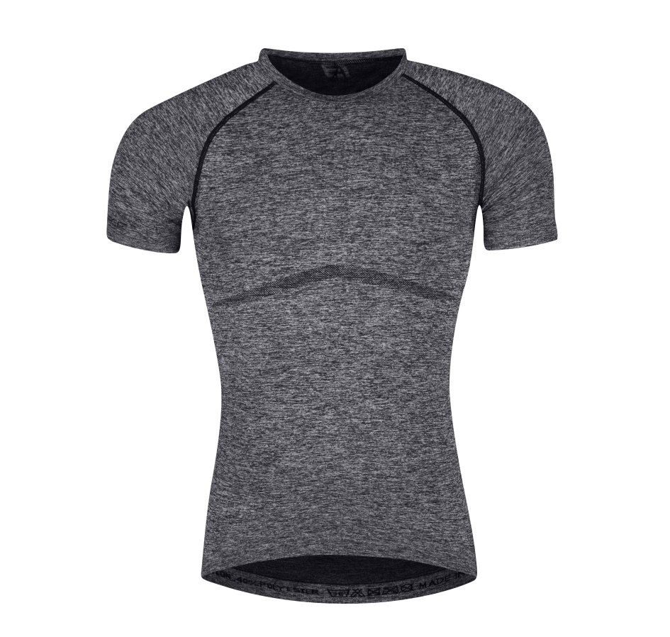 t-shirt/underwear F SOFT sh. sl., grey XS-S